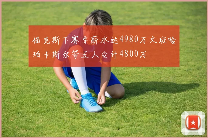福克斯下赛季薪水达4980万文班哈珀卡斯尔等五人合计4800万